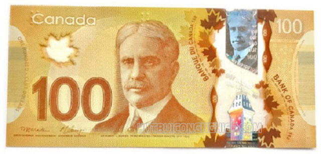 Đồng tiền cao nhất thế giới Đô la Canada (CAD)