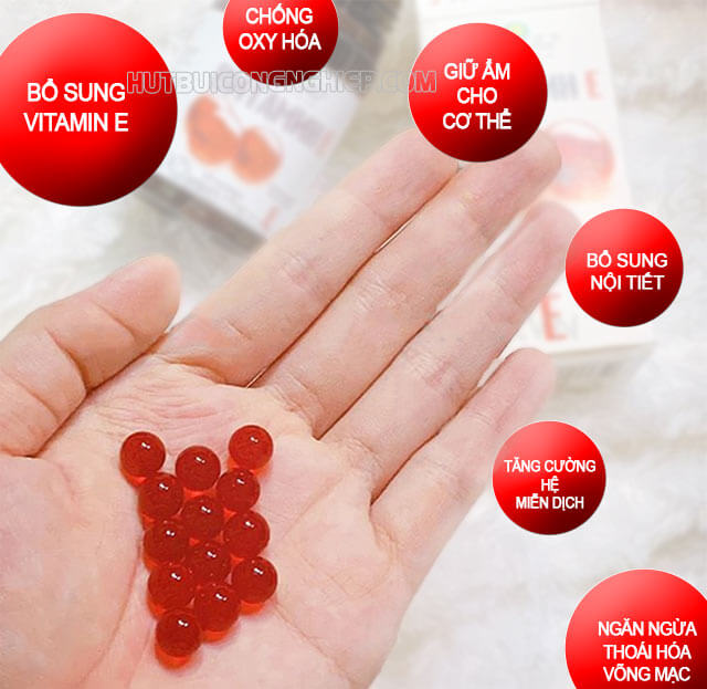 Một số tác dụng của vitamin E đỏ Nga